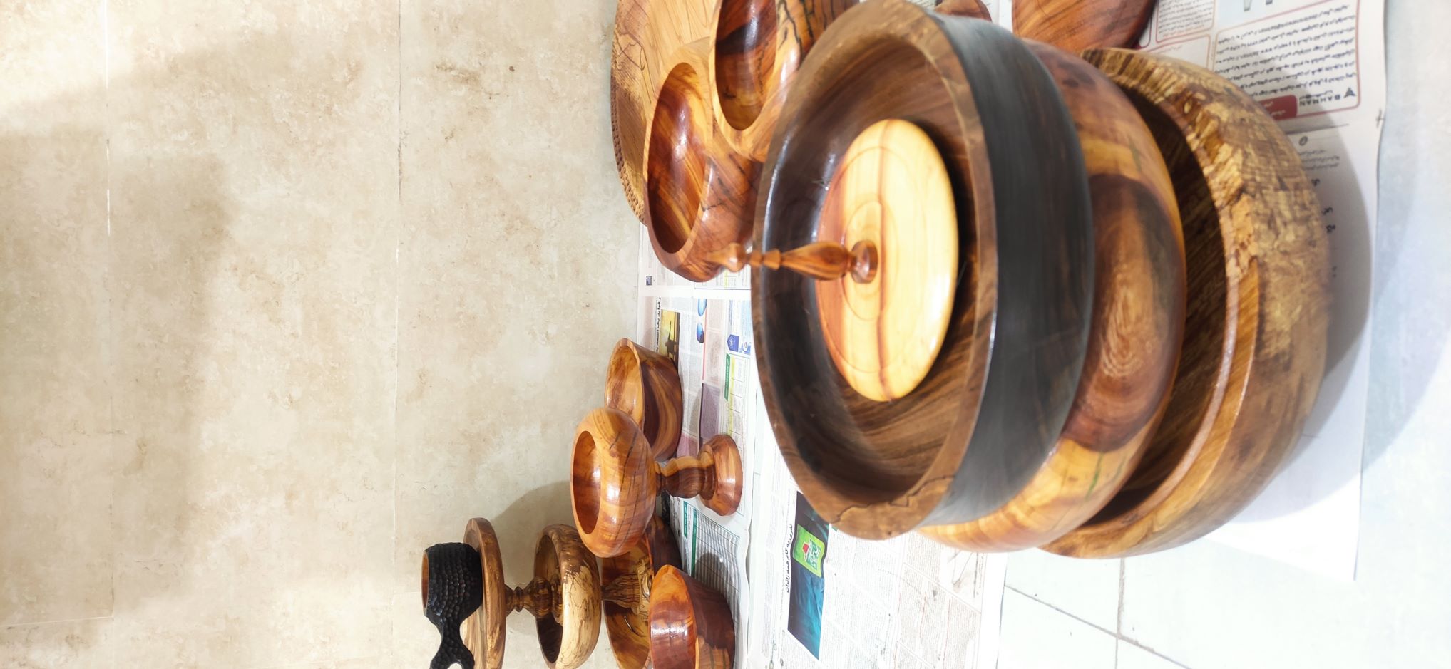 ظروف چوبی زیبا